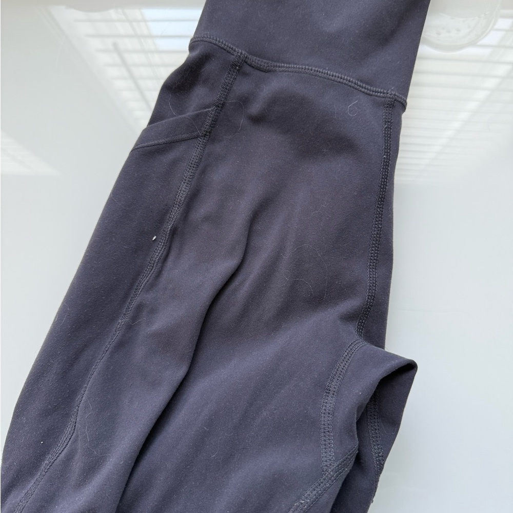 Alphalete Charcoal Leggings with Side Pocket